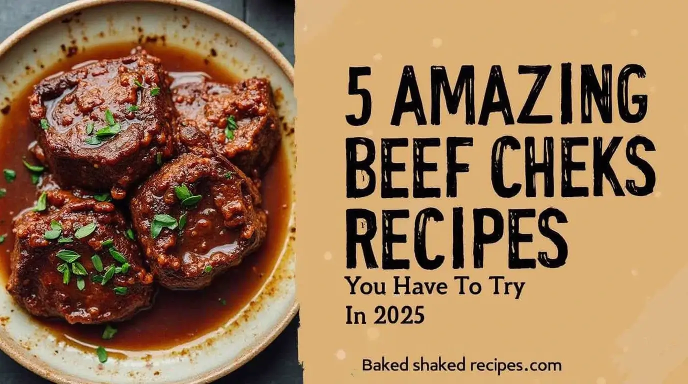 Delicious beef cheeks recipe and '5 Amazing Beef Cheeks Recipes You Have to Try in 2025' text